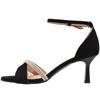 BIOECO 4293 0026 SANDAL - BLACK SUEDE